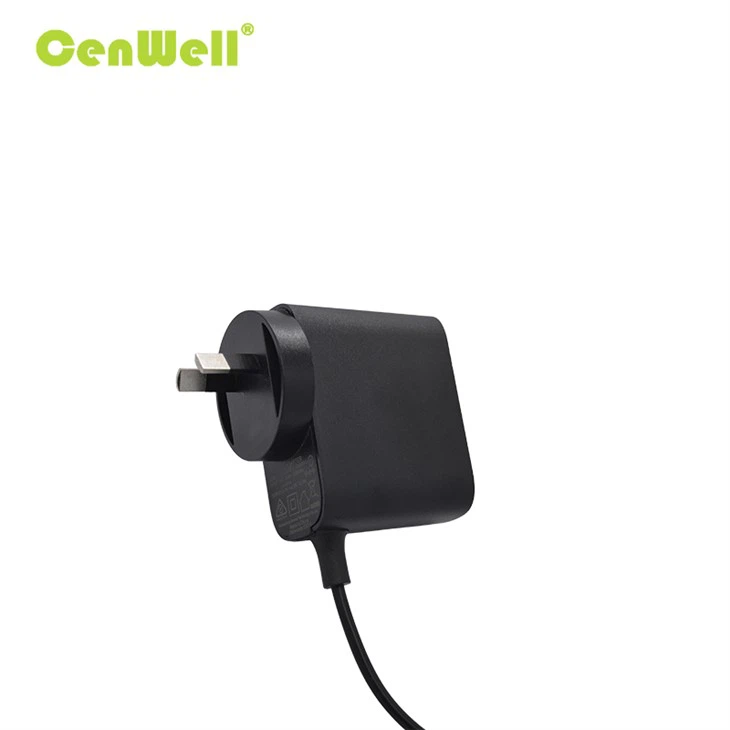 SAA Certified 36W GaN Wall-mounted AC Power Adapter AU Plug